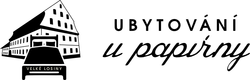 Ubytování Velké Losiny - U PAPÍRNY header logo
